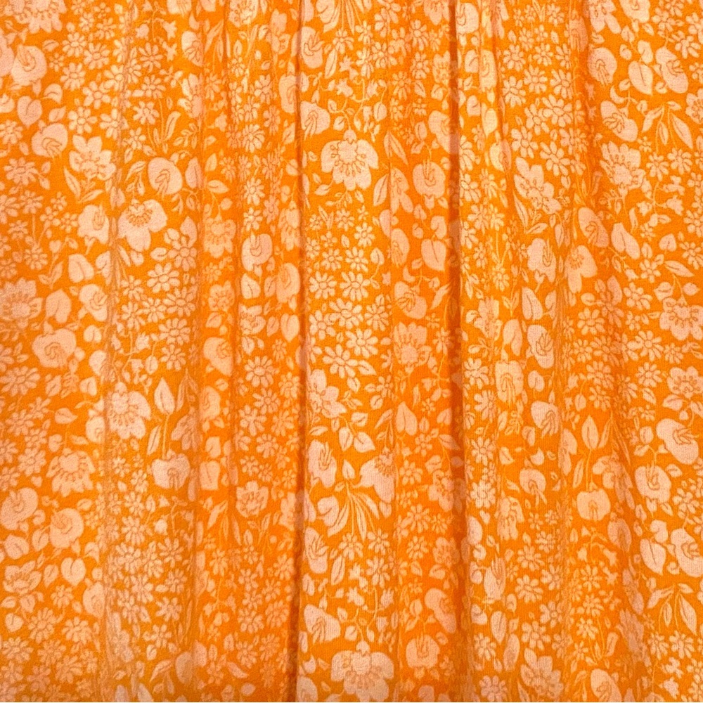 Loft Floral Raglan Flutter Shell Top (orange) - Picture 4 of 5